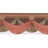 Wallpaper Border Curtains Classic 15' x 8.5" PZ1120B