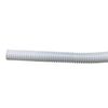 PE White Corrugated Flexi Pipe Tube Non-Split 13mm - 2m