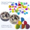 Bath Bombs for Kids, 12pcs Bath Bombs with Surprise Crystal Toys Inside, Handmade Natural and Organic Bubble Bath Bombs, Birthday Christmas Easter Gift for Girls and Boys