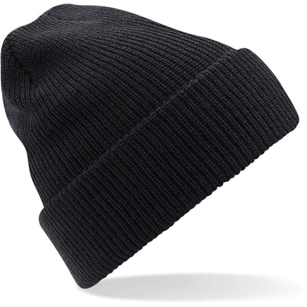Beechfield - Vintage-Beanie 'Heritage Beanie' / Black, Einheitsgröße