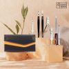 Nippes Solingen, set da manicure, 7 pezzi, colore nero e marrone, 230 g