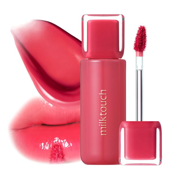 MILKTOUCH Jelly Fit Tinted Glow Tint - Hydrating Lip Balm with Moisturizing Color, Long-Lasting Gloss, Lightweight Formula, Radiant Shine, Perfect for Daily Wear, Cruelty-Free 06 Chericious