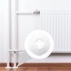 4Pcs White Plastic Radiator Pipe Covers - Sleeve Collars for 17mm Diameter Pipe