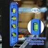 WORKPRO 8-Inch Magnetic Torpedo Level Aluminum Alloy Construction 4 Bubble Vials