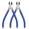WORKPRO 2PC Wire Cutters 6 Inch Precision Flush Cutter Spring Loaded Side Pliers