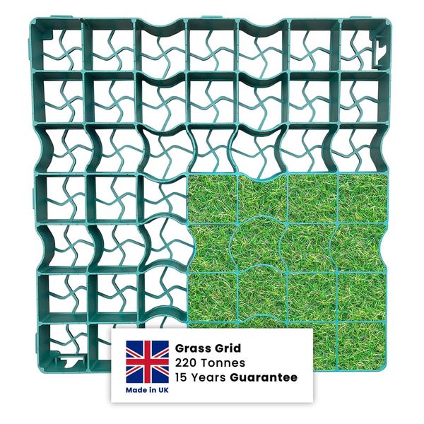 Coloured Shed Base Plastic Grid - Ideal Gravel Grid for Driveways, Bike ...