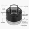 ROCKBROS Round Camping Lantern Rechargeable LED Portable Tent Light Waterproof