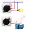 Taikuwu Countdown Timer Switch, AC 220V Min High Power Pump Electronic Mechanical Countdown Control Timer Socket Time Switch 86 Panel(120 Min)