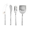Unknown1 Design Steel Cheese Tools 4 Pcs. Set Silver Stainless Piece Handmade