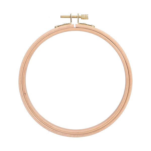 Cross Stitch Hoop, 6.5in Embroidery Hoop Wooden Round Hand Embroidery Frames Quilting Frames for Hand Quilting Thickened Embroidery Ring Scroll Frames for Cross Stitching