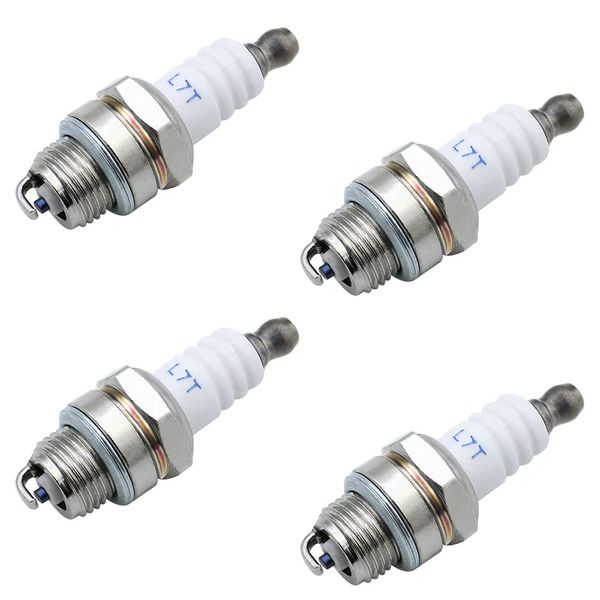 NewZC 4 Pack L7T Spark Plug 2 Stroke for Strimmer Chainsaw Lawnmower Hedge Trimmer Cutter Replacement Accessories