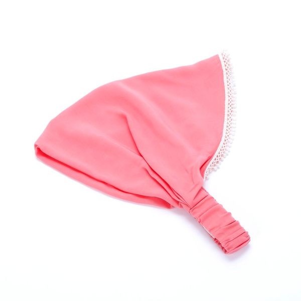 Peppercorn Kids Little Girls Bandana Headband/Head Scarf - Coral Pink (Toddler/Children Size 2-6Y)