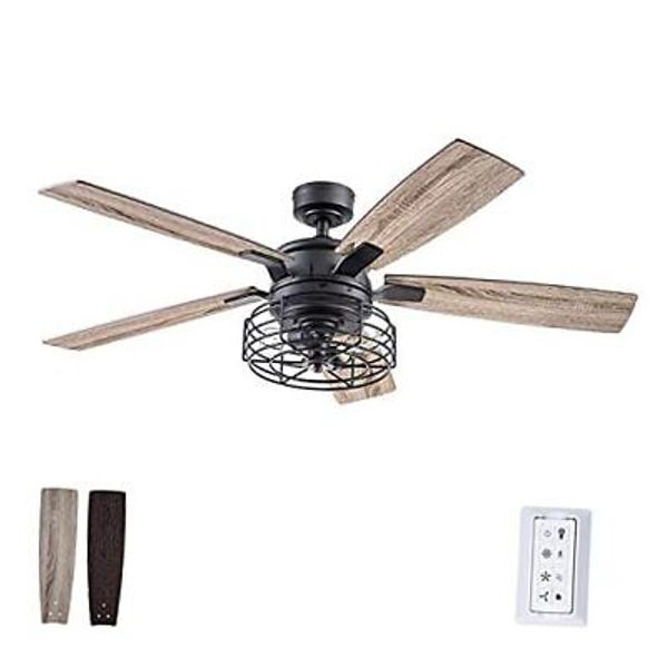 51485-01 Cypher Ceiling Fan, 52, Matte Black