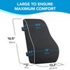 QUTOOL Lumbar Support Pillow for Office Chair,Office Home Essentials,Back Sup...