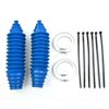 TEAMWILL Universal Silicone Rack And Pinion Steering Boot Pinion Boot Gaiter Kit Blue