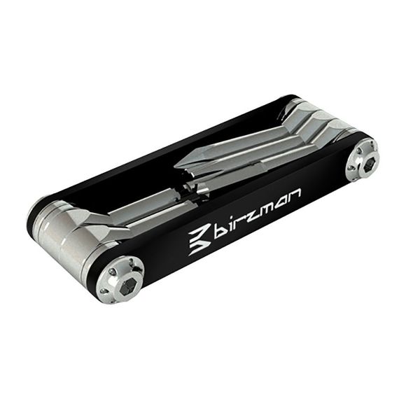 Birzman Feexman E-Version 5 Multi-Tool - Compact 5-Function Cycling Tool with Hex Keys, Torx & Screwdriver, Lightweight Aluminum Design, Black