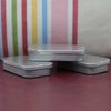 10 x 20ml Rectangular Tin with Slider Lid - Small Travel Containers/Sweets/Lip Balm/Favour/Gift/Pill Boxes - Silver