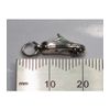 Running Track shoe sterling silver charm .925 x 1 Runner charms