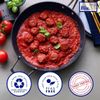 Blu. Cookware 12.6” Induction Frying Pan, Non-Toxic, Durable Non-Stick Ceramic,