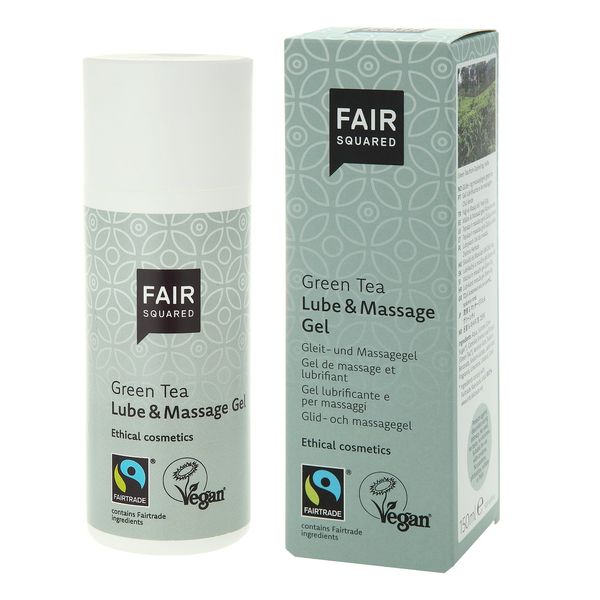 Fair Squared Lube and Massage Gel, Green Tea