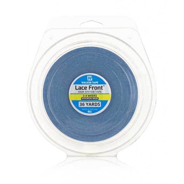 Walker Lace Front Support Tape 3/4" roll 36 Yard Wig toupee Blue Liner