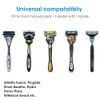 Manual Razor Travel Case Portable Plastic Manual Razor Trimmer Protector Black