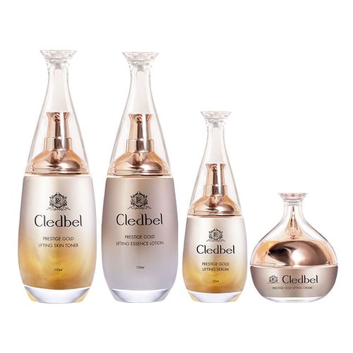 Cled Bell Prestige Gold Collagen Basic Toner + Lotion + Serum + Cream Set