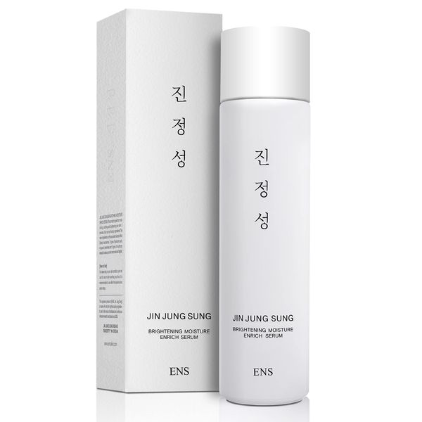 JIN JUNG SUNG Non-sticky Enrich Moisture Niacinamide Serum 5 Oz Even Skin Tone Minimizing Pores Plump Fine Lines 8-Hyaluronic Acids 5 Mushrooms 4 Ceramides Oily Sensitive No Chemicals Korean Skincare