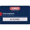 ABUS Brass Padlock with Security Card, Gold, 85WY