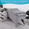 Transparent Protector for Curvy Lash Bed Topper,Plastic Waterproof Protector for Massage Bed Topper