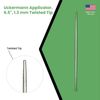Set of 10 Uckermann Applicators, 6.5", 1.3 mm Twisted Tip