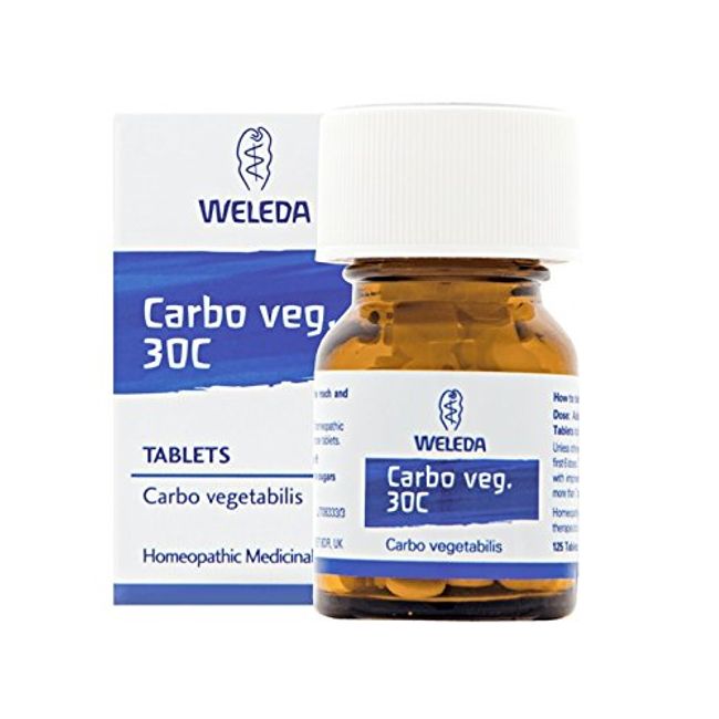 Weleda Carbo Veg 30 Tablets 125tab