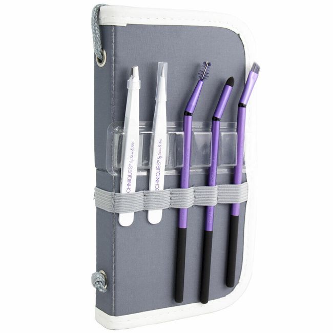 Real Techniques 5-Piece Brow Set with Panoramic Case