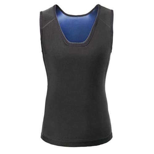 Weight Vest Crossfit Weight Sandbag Men Body Shaper Waist Trainer Sauna Suit Sweat Top, Black Women1