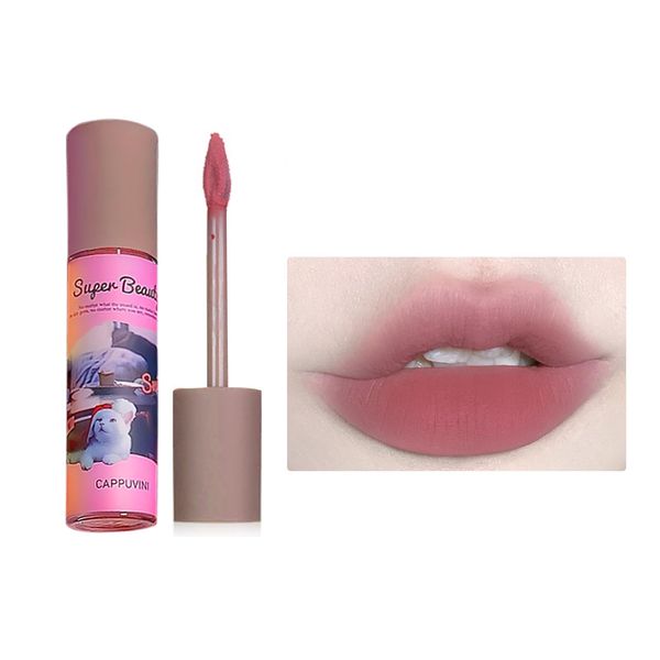 Lip Tint, Matte Lip, Moisturizing, High Color, Long Lasting, Lipstick, Matte, Lip Gloss, Does Not Stick to Mask, Popular, Red Lip, 9 Colors, Chinese Cosmetics