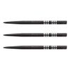 Specialist Dart Points - Black Re-Grooved 32mm - 3 sets per pack