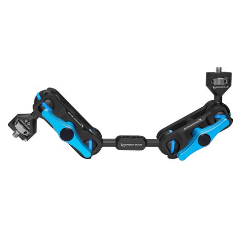 KONDOR BLUE | Cine Magic Arm Pro | 1/4"-20 Mounting Ball Heads, Lightweight, Pro Mounting Solution, Adjustable Tension, Strong & Reliable Articulating Arms | Raven Black