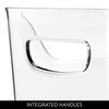 InterDesign iDesign Divided Fridge Organizer Bin with Handles - Refrigerator or Freezer Bin - Clear