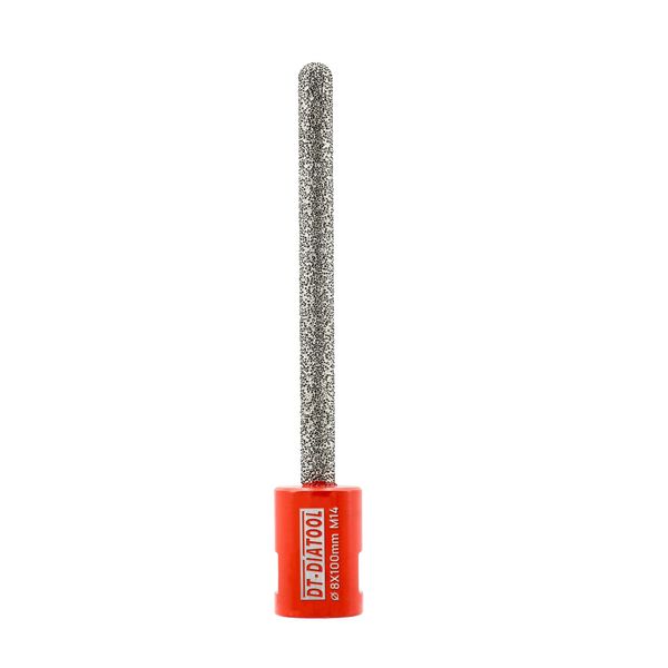 DT-DIATOOL Diamond Mortar Raking Bit for Brick Joints Stone Masonry Granite Diameter 8x100mm, M14 Thread Router Bit