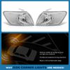 For 00-01 Toyota Camry Replacement Chrome Corner Light Parking Lamp Driver Side