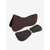 LeMieux ProSorb Plain 2 Pocket Half Pad - Brown Medium