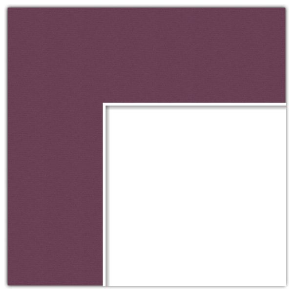 ArtToFrames カスタムマット 8x8 レッド MAT-179-8x8-Ruby