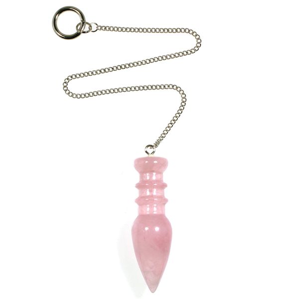 CrystalAge Rose Quartz Egyptian Pendulum