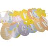 (2 Pack) 'Happy Easter' Premium Banner - Printed on Card, Pre-Threaded - 2 Meters
