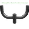Double Bullhorn Bracket 180 Degree Mounting Bracket for 2 LED Shoebox Lights
