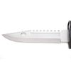Snake Eye Tactical Fixed Blade Survival Knife, 13-Inch Overall (Silver)