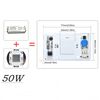 50W Driverless Solderless LED Chip Integrated Smart IC DIY (Warm White 3000-3500K)