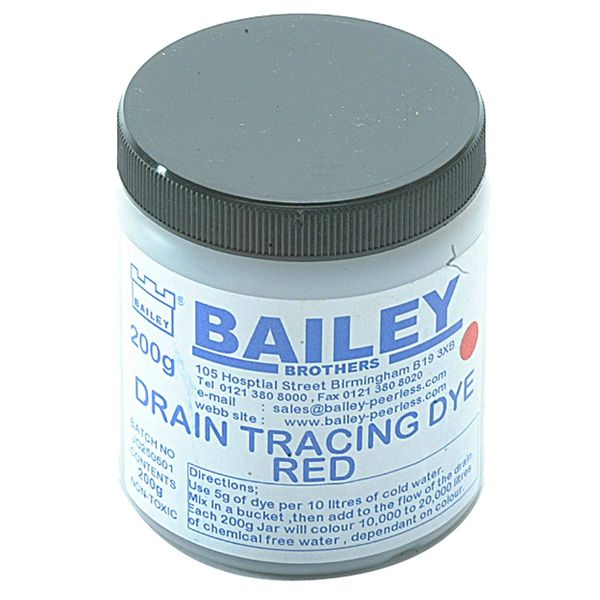 Bailey 3590 Drain Tracing Dye - Red