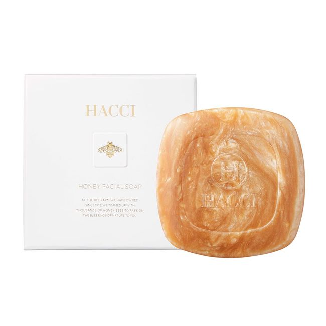 HACCI Honey Facial Washing Soap, 2.8 oz (80 g)