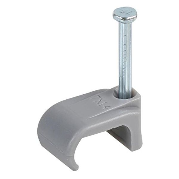 Cable Clips T&E 2.5MM Grey 100/PK, Cable Clips, Qty X 100 | AFC5